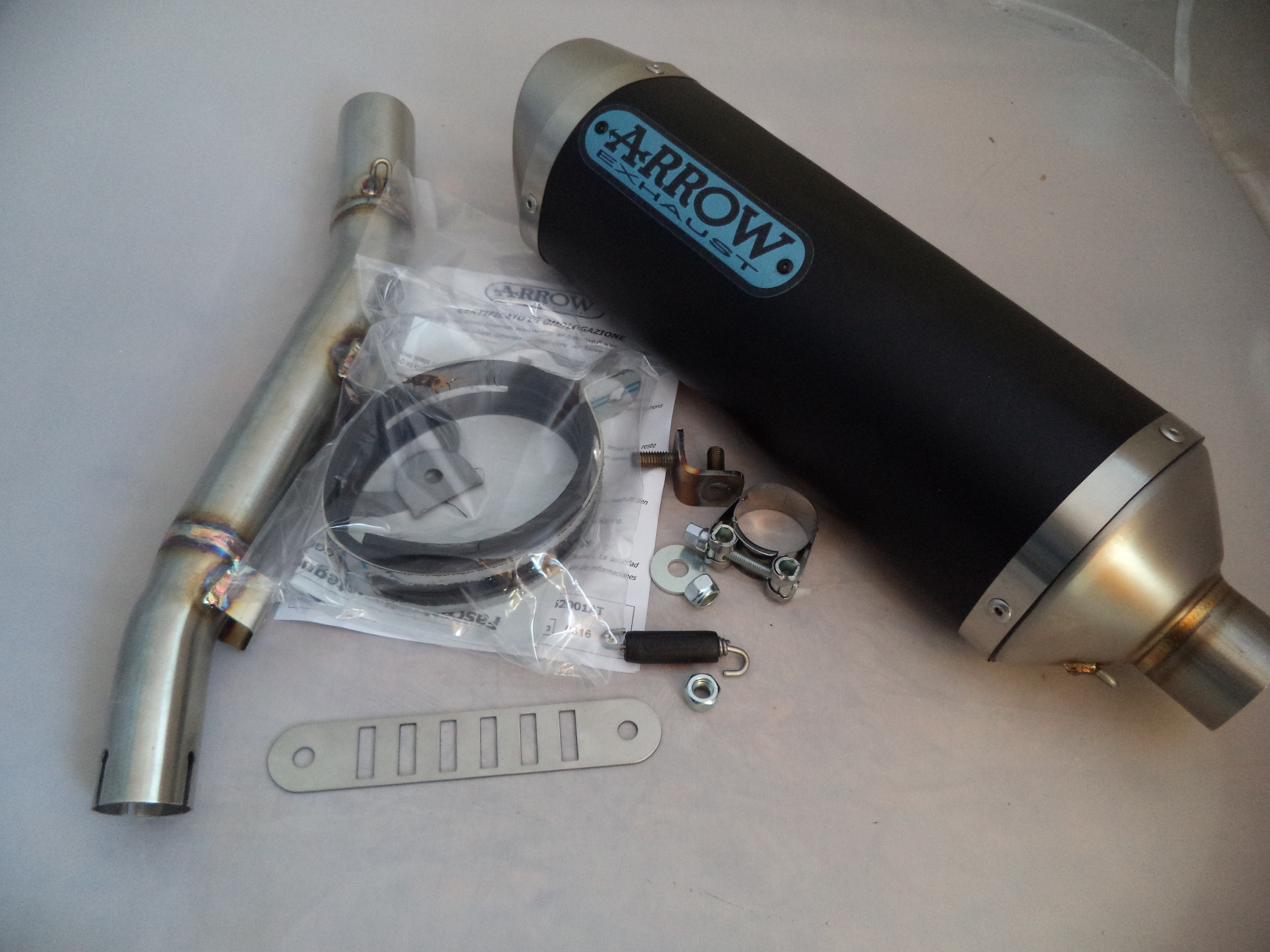 Arrow Tuningauspuff SM  SX schwarz  mit ABE